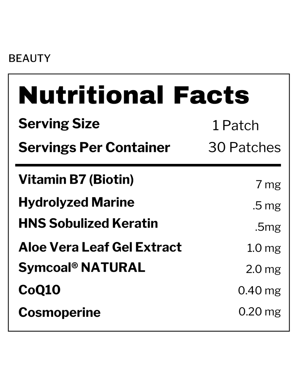 Powerful Beauty Patch